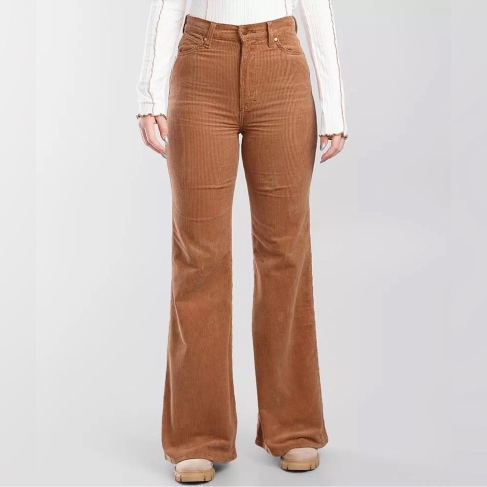 Wrangler Brown Boot Cut Flare Pants 28x34 - Picture 6 of 7